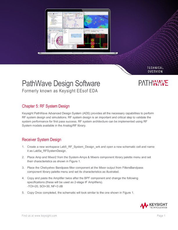 RF System Design Chapter 5 PDF Asset Page Keysight